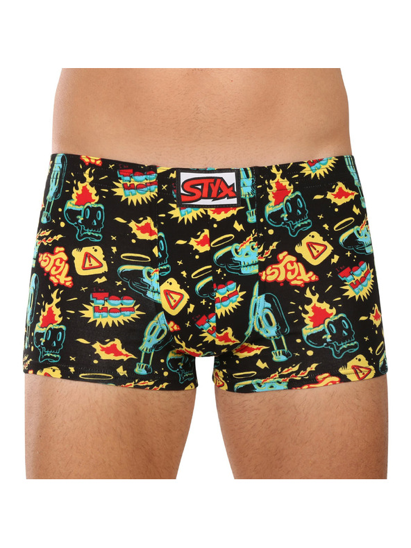 Styx Sada troch - pánske boxerky Styx art klasická guma viacfarebné
