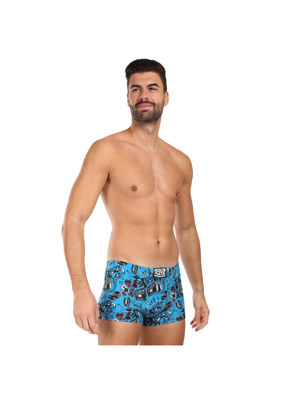 Styx Sada troch - pánske boxerky Styx art klasická guma viacfarebné