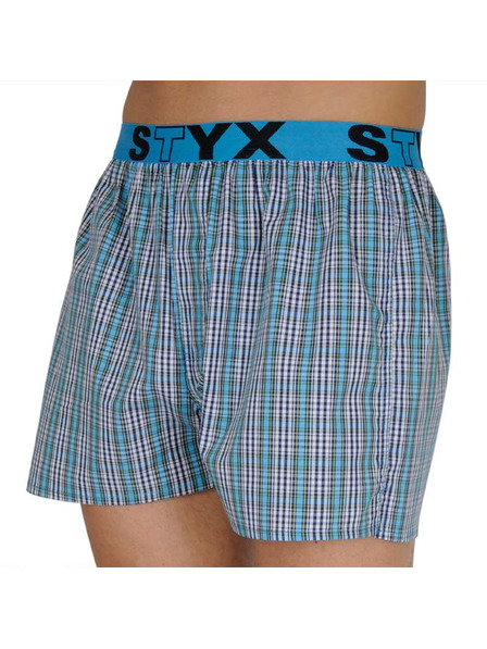Styx Pánske športové gumové šortky Styx viacfarebné