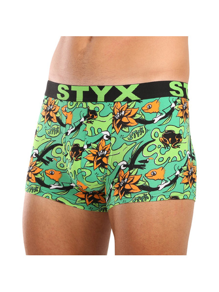Styx Pánske boxerky Styx art športová guma tropic
