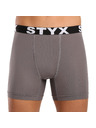 Styx Pánske funkčné boxerky Styx tmavo sivé