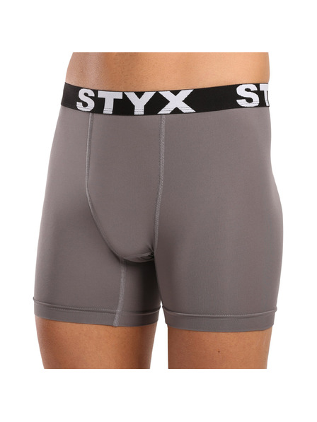 Styx Pánske funkčné boxerky Styx tmavo sivé