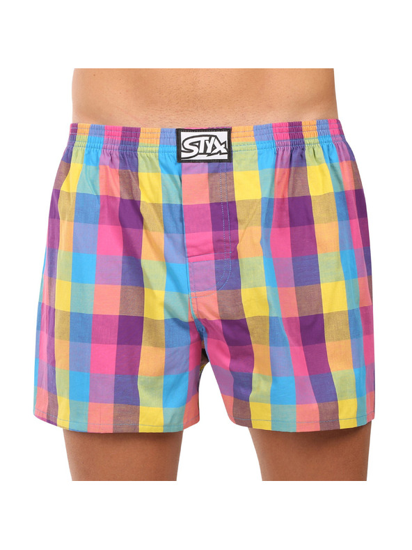 Styx Súprava troch kusov - pánske šortky Styx classic elastické viacfarebné