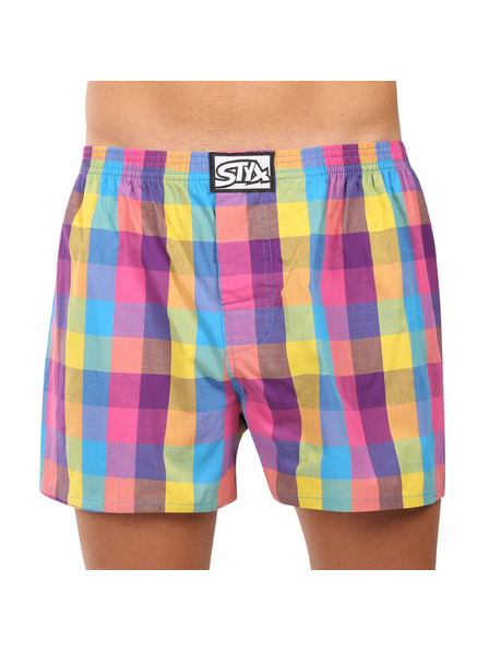 Styx Súprava troch kusov - pánske šortky Styx classic elastické viacfarebné