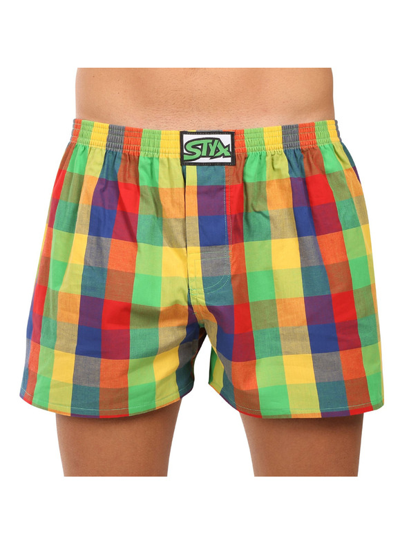 Styx Súprava troch kusov - pánske šortky Styx classic elastické viacfarebné