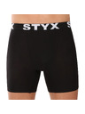 Styx Sada troch - pánske boxerky Styx long športová guma čierne