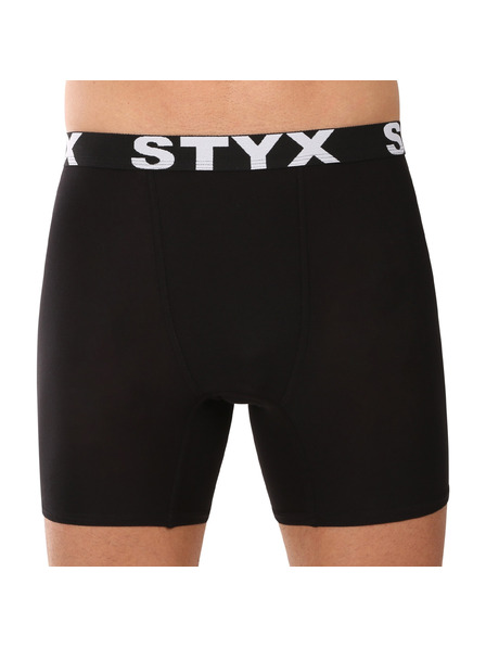 Styx Sada troch - pánske boxerky Styx long športová guma čierne