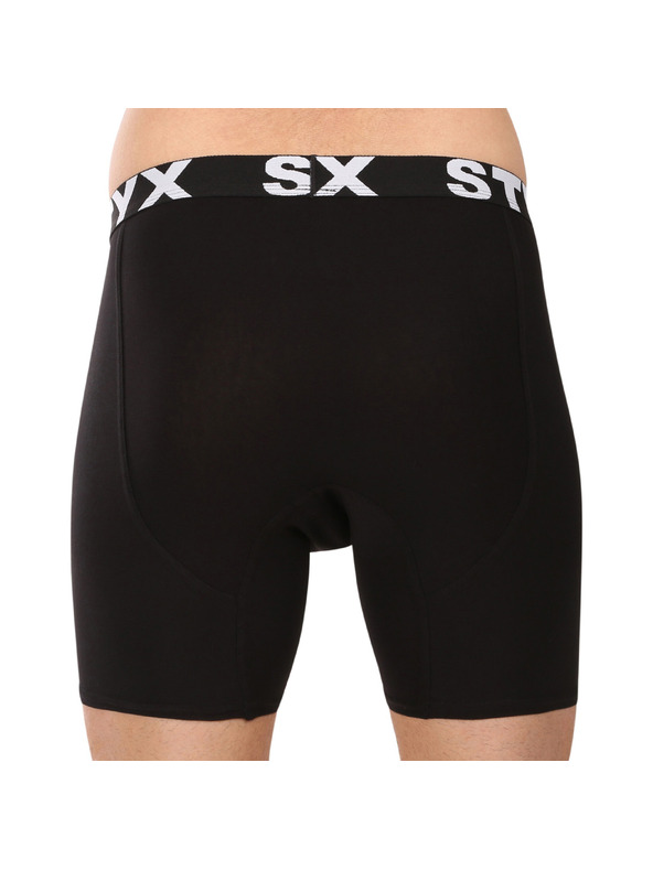 Styx Sada troch - pánske boxerky Styx long športová guma čierne