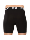 Styx Sada troch - pánske boxerky Styx long športová guma čierne