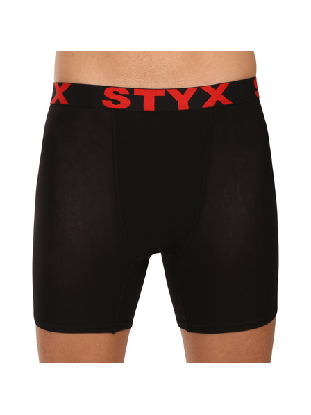 Styx Pánske boxerky Styx long športová guma čierne