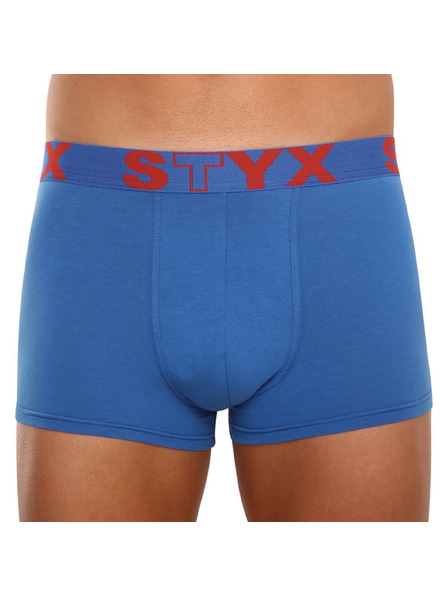 Styx Sada troch - pánske boxerky Styx športová guma modré