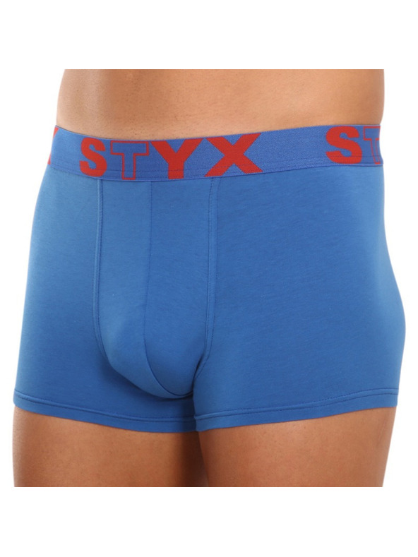 Styx Sada troch - pánske boxerky Styx športová guma modré