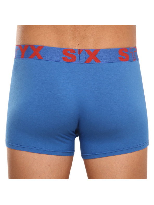 Styx Sada troch - pánske boxerky Styx športová guma modré
