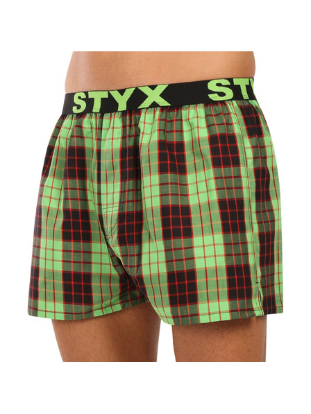 Styx Pánske športové gumové šortky Styx viacfarebné