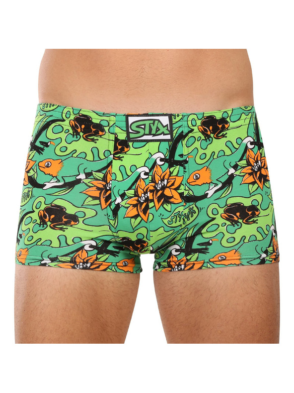 Styx Sada troch - pánske boxerky Styx art klasická guma viacfarebné