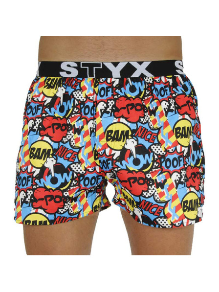 Styx Pánske trenky Styx art športová guma poof