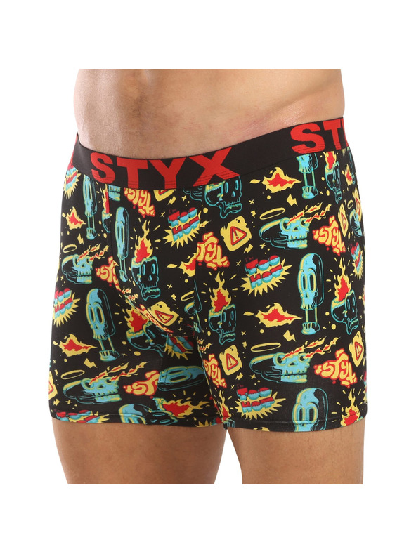 Styx Pánske boxerky Styx long art športová guma toohot