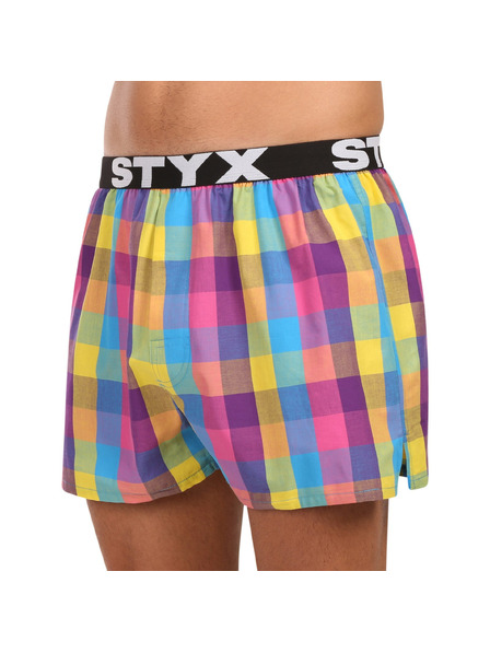 Styx Pánske športové gumové šortky Styx viacfarebné