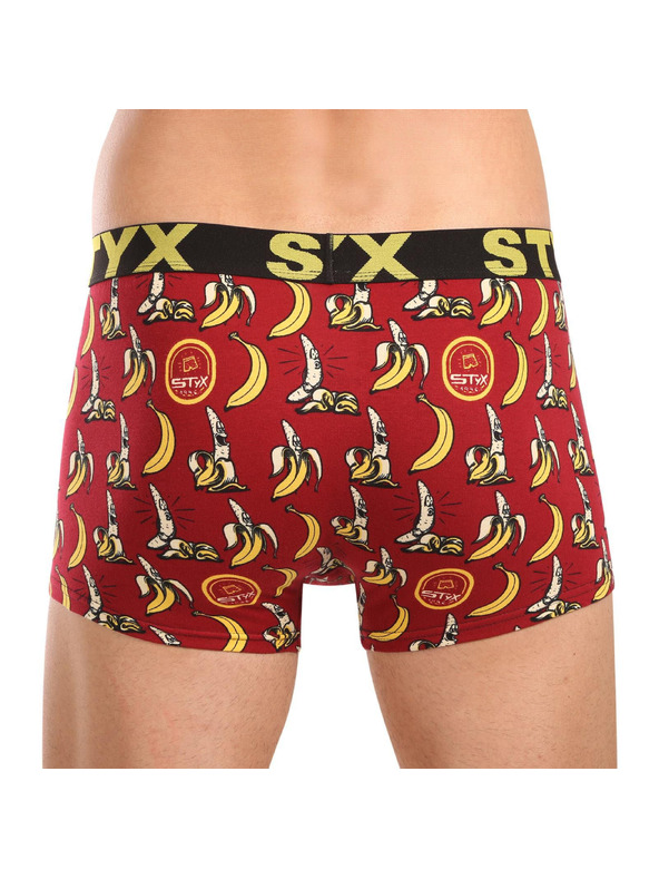 Styx Sada piatich - pánske boxerky Styx art športová guma viacfarebné