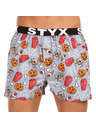 Styx Pánske trenky Styx art športová guma Halloween rakvy