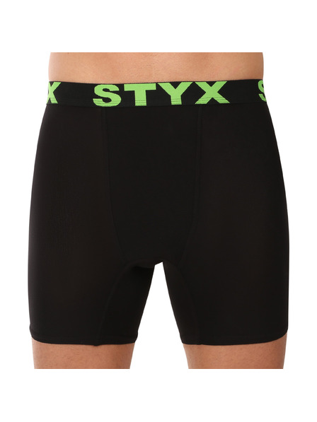 Styx Pánske boxerky Styx long športová guma čierne