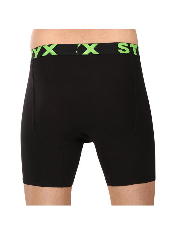 Styx Pánske boxerky Styx long športová guma čierne