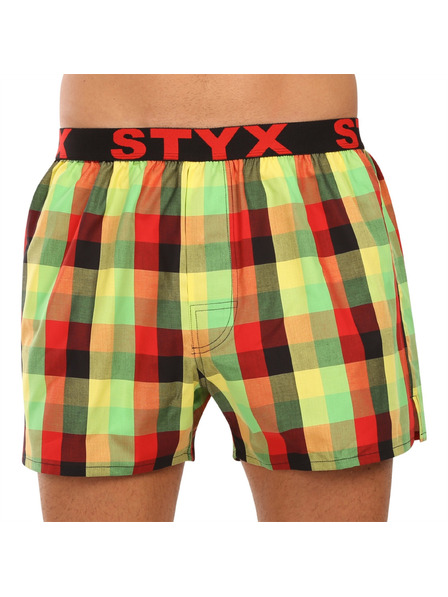 Styx Pánske športové gumové šortky Styx viacfarebné