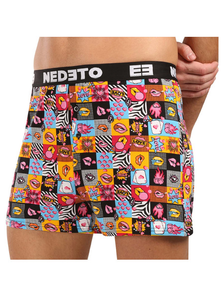 Nedeto Sada troch - pánske trenky Nedeto Valentýn viacfarebné