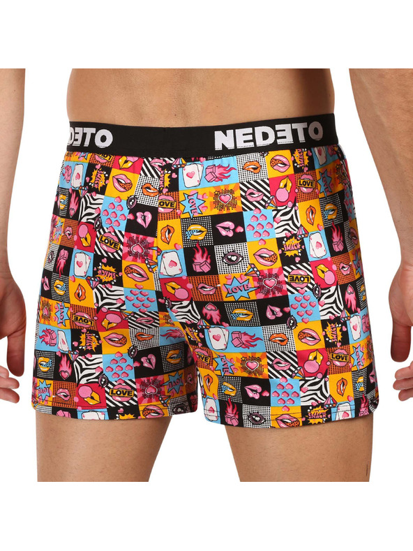 Nedeto Sada troch - pánske trenky Nedeto Valentýn viacfarebné