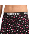 Nedeto Sada dvoch - pánske trenky Nedeto Kiss and Hearts viacfarebné