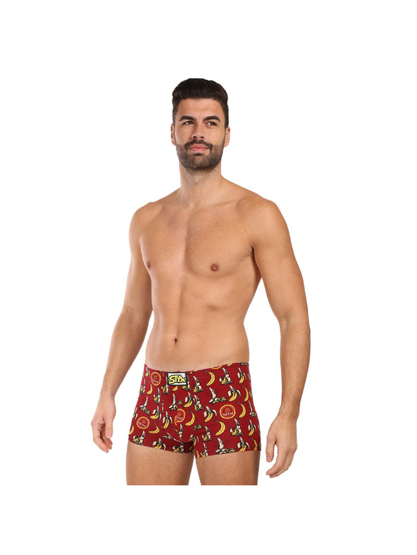 Styx Pánske boxerky Styx art klasická guma banány