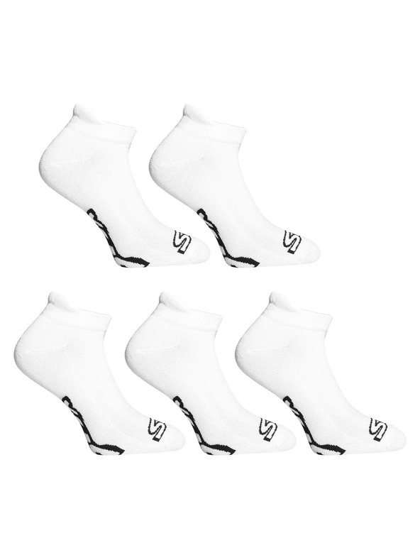 Styx Ponožky 5PACK Styx Low White