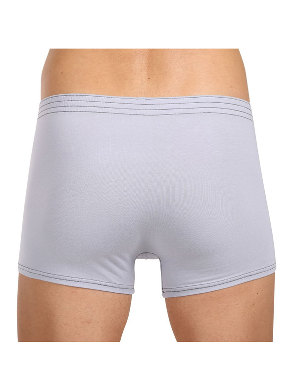 Styx Styx pánske boxerky klasické elastické svetlosivé
