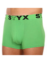 Styx Pánske boxerky Styx športové elastické zelené