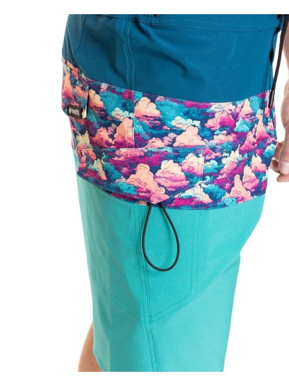 Meatfly Meatfly pánske plavky Mitch Boardshorts 21" Clouds