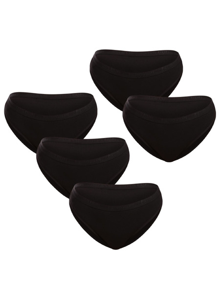 Pietro Filipi Set of five - women's panties Pietro Filipi black