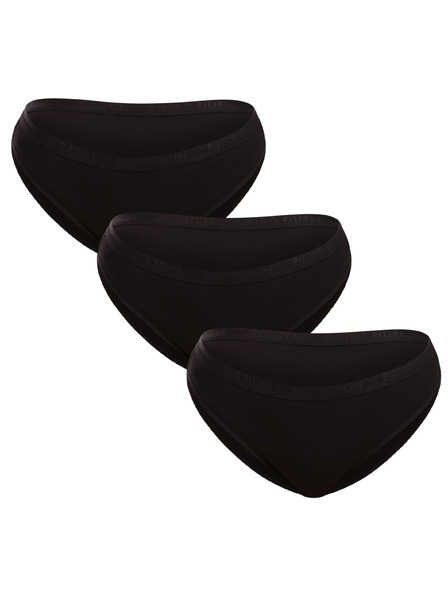 Pietro Filipi Set of three - women's panties Pietro Filipi black