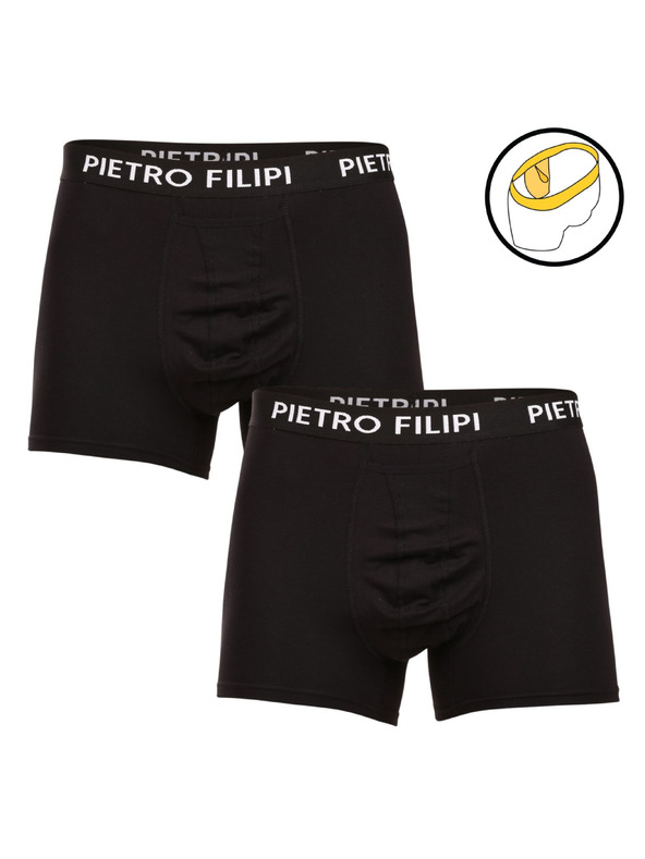 Pietro Filipi Set of two - men's boxers Pietro Filipi balls holder black