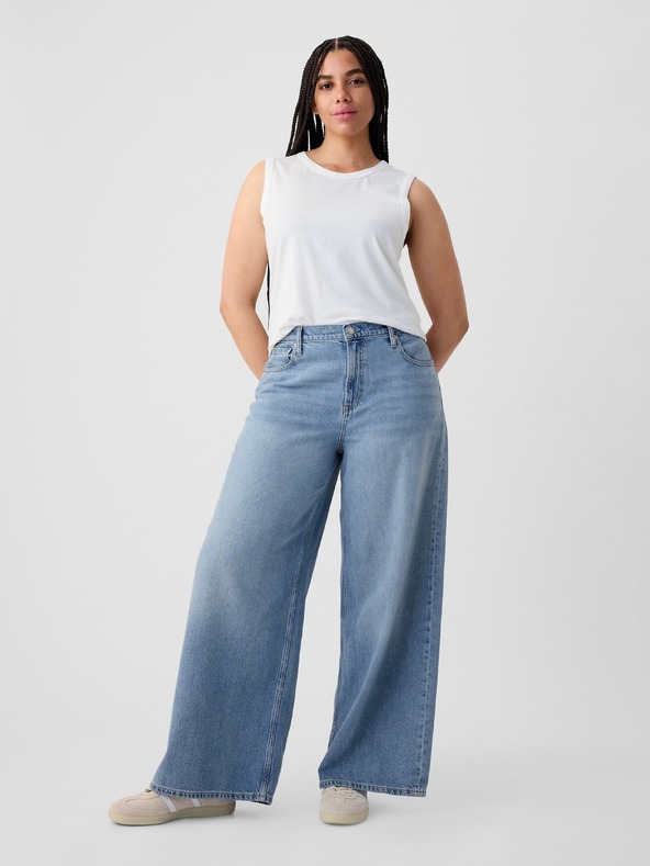 GAP Džínsy Mid Rise UltraSoft Baggy GAP