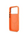 Guess Guess PU Perforated 4G Logo MagSafe Zadný Kryt pre iPhone 17 Pro Orange