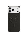 Guess Guess PU Saffiano MagSafe Zadný Kryt pre iPhone 17 Pro Max Black