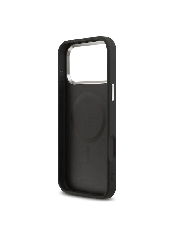 Guess Guess PU Saffiano MagSafe Zadný Kryt pre iPhone 17 Pro Max Black
