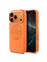 Guess Guess PU Perforated 4G Logo MagSafe Zadný Kryt pre iPhone 17 Pro Max Orange