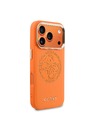 Guess Guess PU Perforated 4G Logo MagSafe Zadný Kryt pre iPhone 17 Pro Max Orange