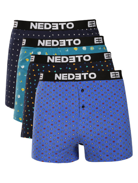 Nedeto Sada štyroch - pánske trenky Nedeto viacfarebné