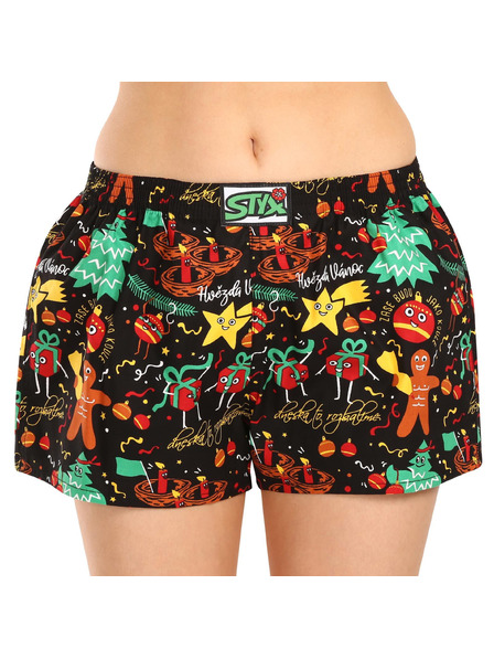 Styx Dámske trenky Styx art klasická guma Vianoce ozdoby