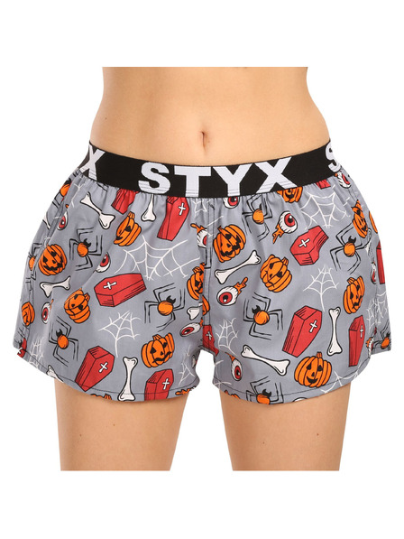 Styx Dámske trenky Styx art športová guma Halloween rakvy