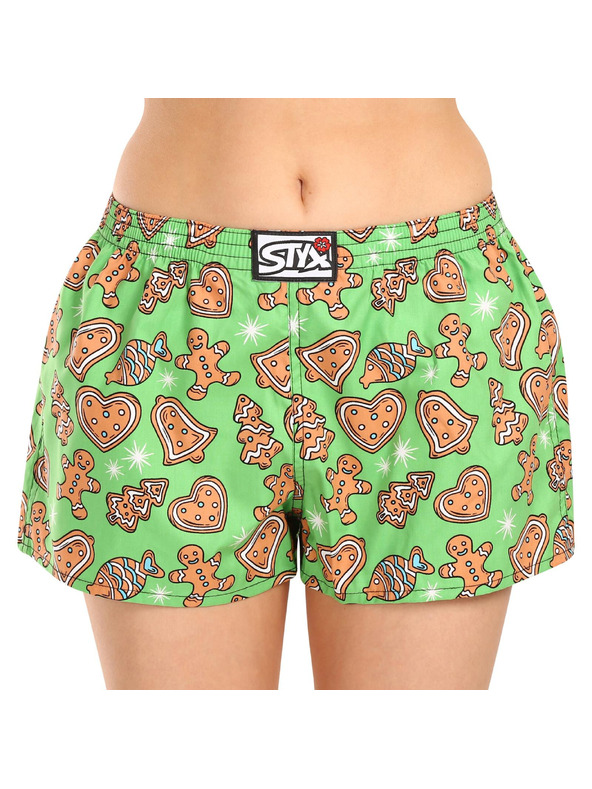 Styx Dámske trenky Styx art klasická guma Vianoce medovníky