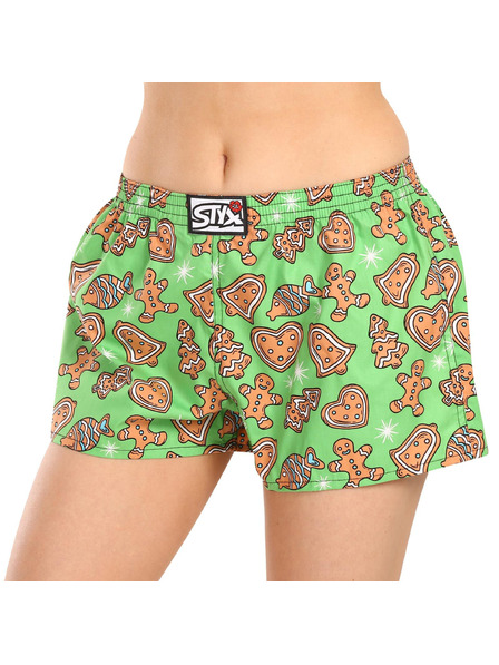 Styx Dámske trenky Styx art klasická guma Vianoce medovníky
