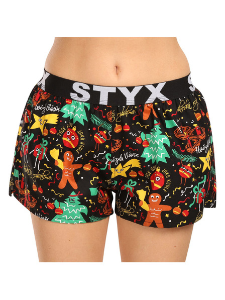Styx Dámske trenky Styx art športová guma Vianoce ozdoby